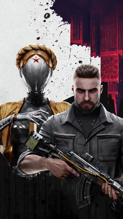 Atomic Heart: Major Nechayev and Robot Companion