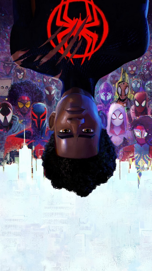 Miles Morales and Spider-People in Spider-Man: Across the Spider-Verse