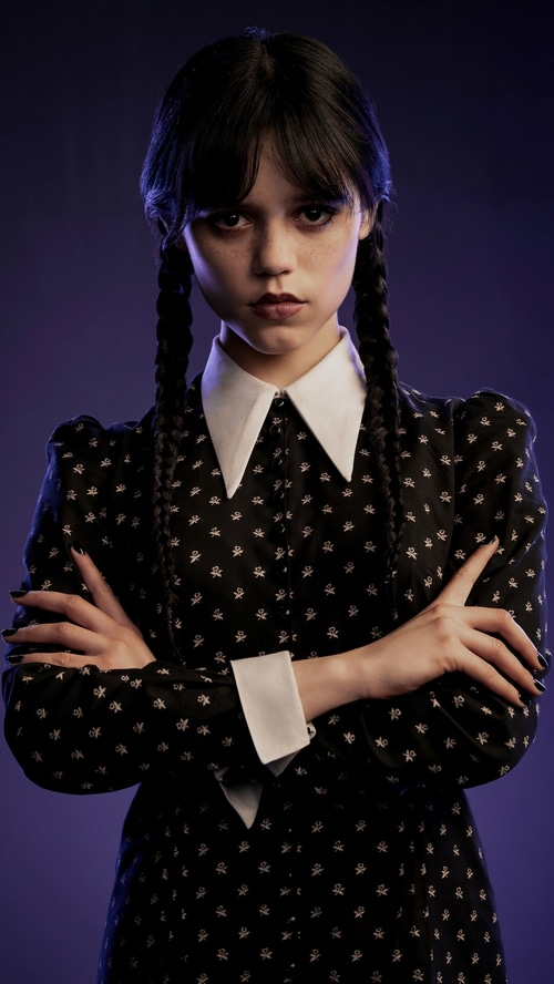 Wednesday Addams Jenna Ortega Series