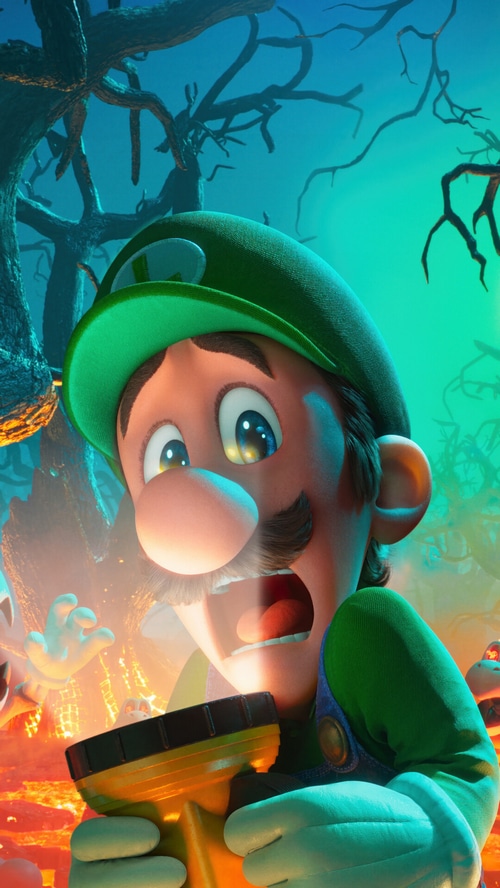Luigi in The Super Mario Bros. Movie