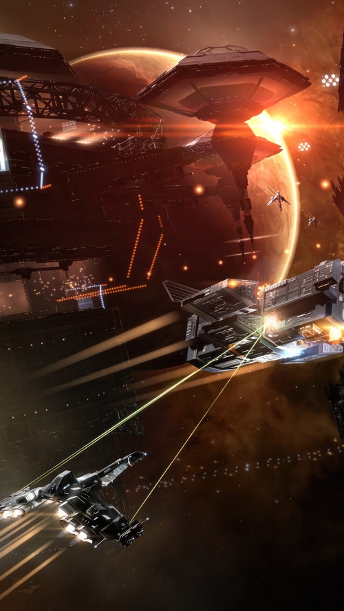 EVE Online Space Battle