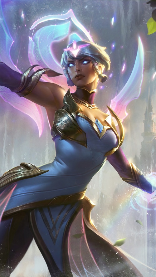 Dawnbringer Karma League of Legends Splash Art