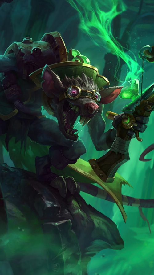 Twitch the Plague Rat from League of Legends
