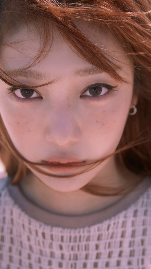 Ningning from Aespa close-up portrait