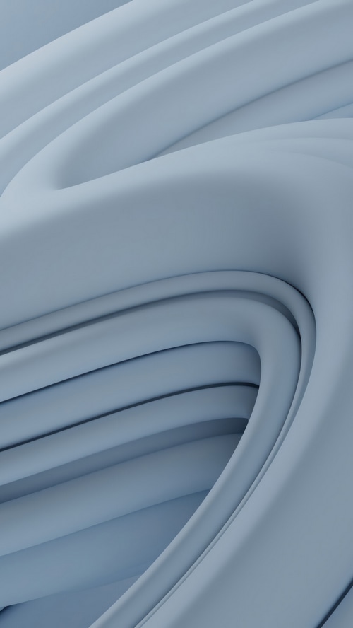 Abstract Blue Swirls Digital Art