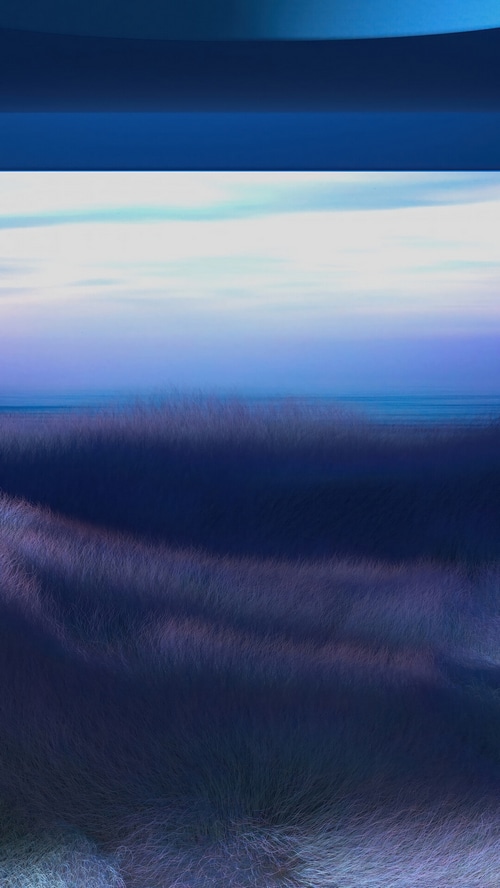 Windows 11 Digital Art Abstract Blue Landscape