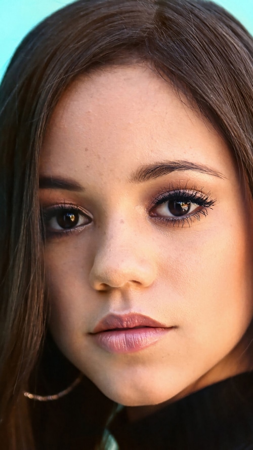 Jenna Ortega close-up portrait