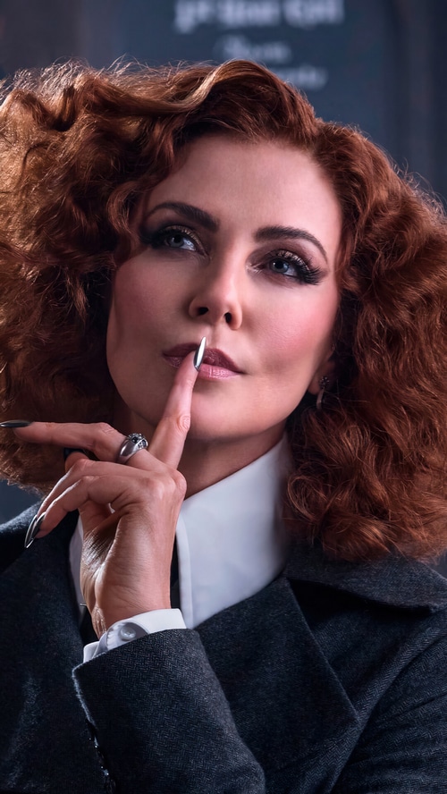 Charlize Theron as Lady Esmeralda in The School for Good and Evil