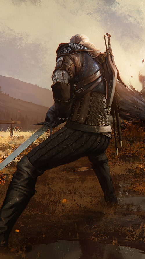 Geralt of Rivia from The Witcher 3