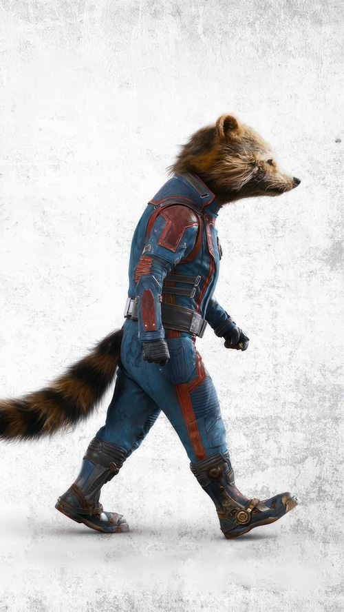 Rocket Raccoon in Guardians of the Galaxy Vol. 3