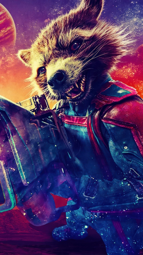 Rocket Raccoon from Guardians of the Galaxy Vol. 3