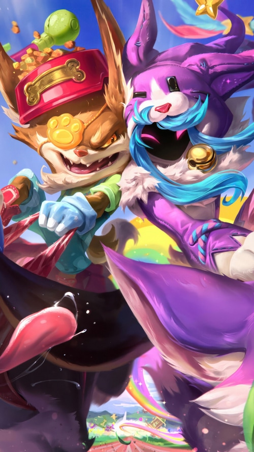 Kindred April Fools' Skin Splash Art