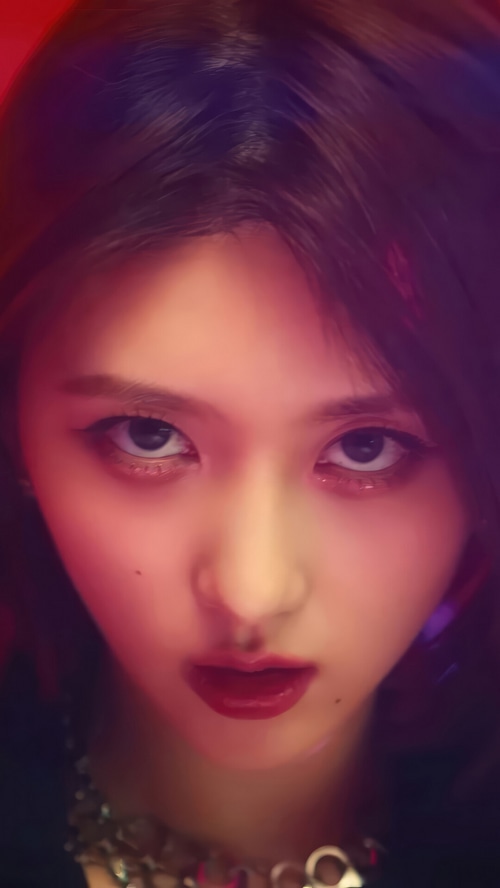 Leeseo from IVE close-up portrait