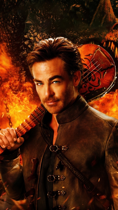 Chris Pine as Edgin Darvis in Dungeons and Dragons: Honor Among Thieves