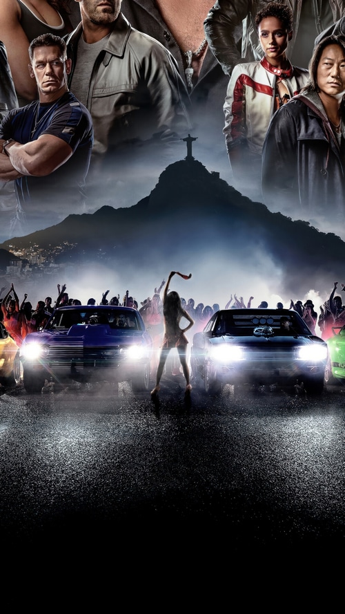Fast X Movie Poster with Cars and People