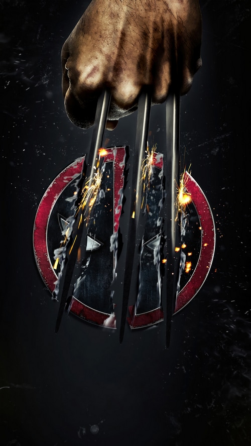 Deadpool 3 Wolverine Claws Movie Poster