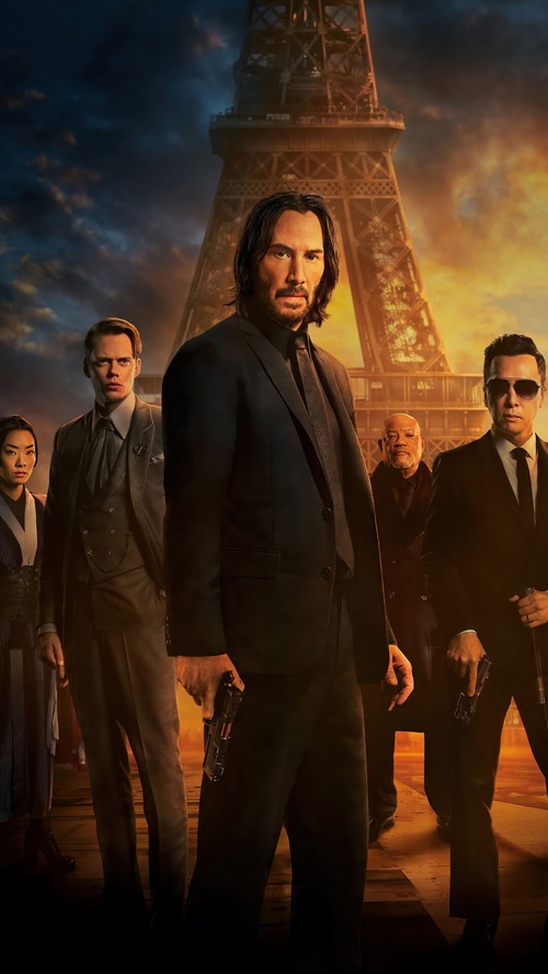 John Wick: Chapter 4 Poster with Keanu Reeves