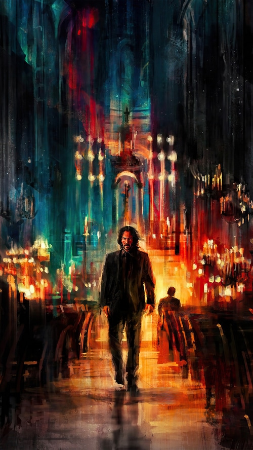 John Wick: Chapter 4 Poster with John Wick