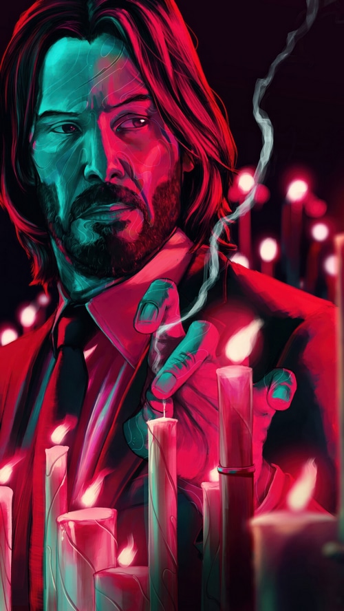 John Wick: Chapter 4 Poster with Keanu Reeves