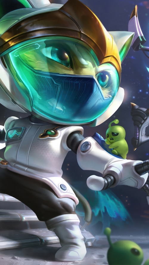 Space Astronaut Kennen and Fizz in League of Legends Splash Art