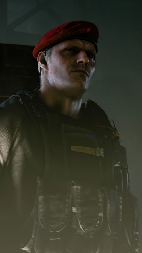 Jack Krauser from Resident Evil 4 Remake