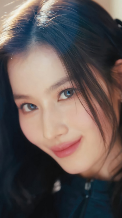 Sana from TWICE close-up portrait