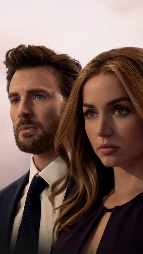 Ghosted Movie Poster with Chris Evans and Ana de Armas