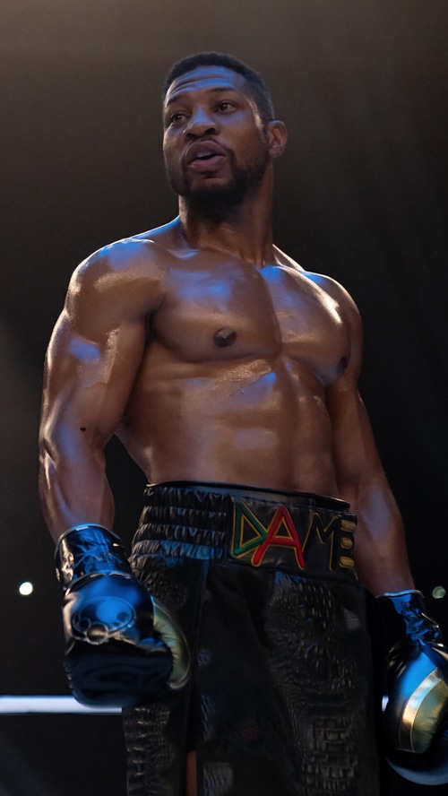 Jonathan Majors as Damian in Creed III