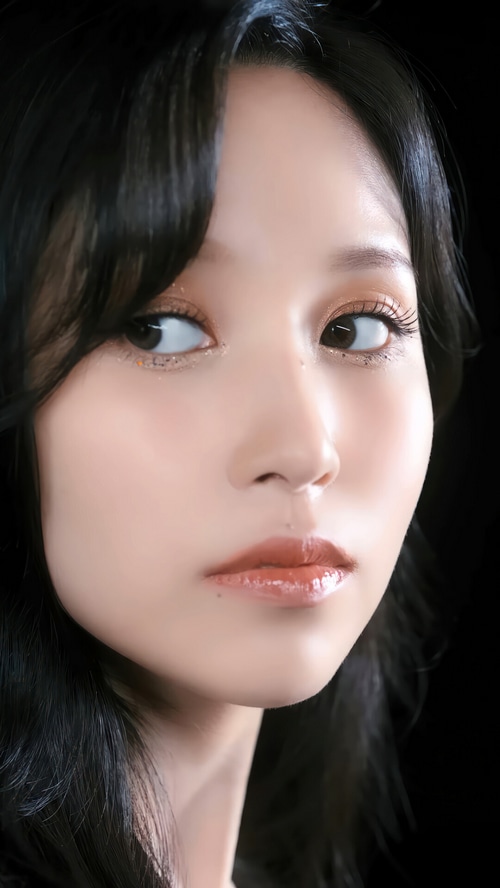 Mina Myoui from TWICE close-up portrait