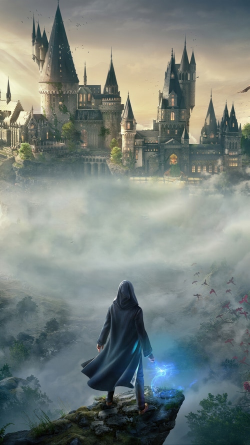 Hogwarts Legacy: A student casts a spell