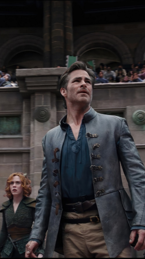 Chris Pine and Sophia Lillis in Dungeons and Dragons: Honor Among Thieves