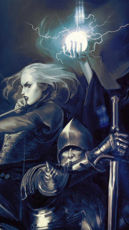 Dark and Darker Art: Mage and Knight