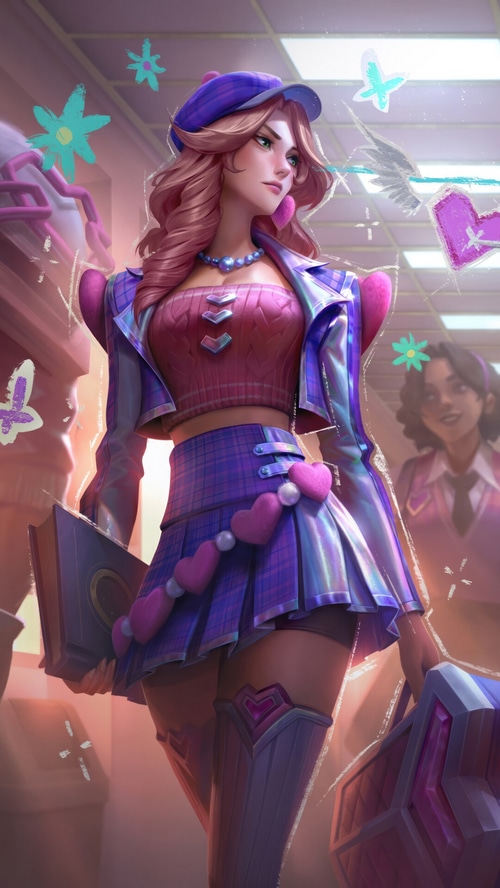 Caitlyn Heartthrob Skin Splash Art