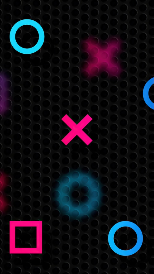 Playstation Buttons on a Textured Background