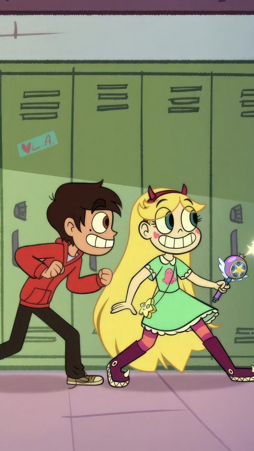 Star Butterfly and Marco Diaz in Star vs. the Forces of Evil