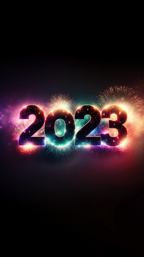 2023 New Year Fireworks AI Art