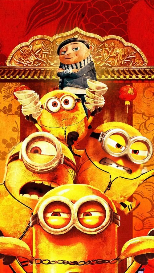 Minions: Rise of Gru with Gru and Minions