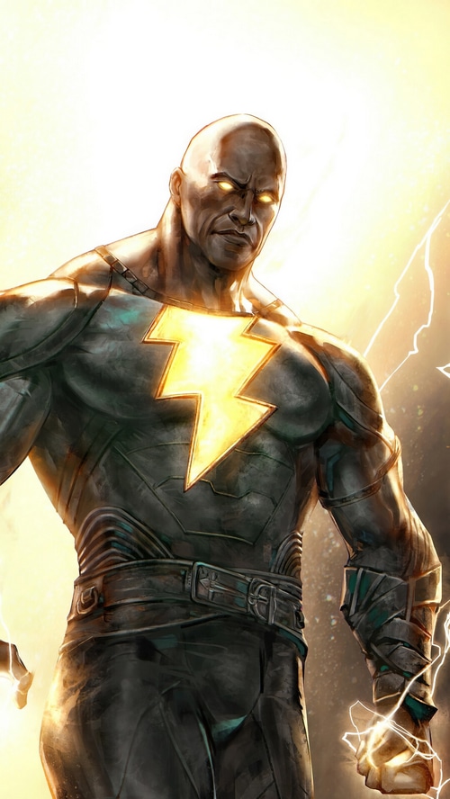 Black Adam Movie Art