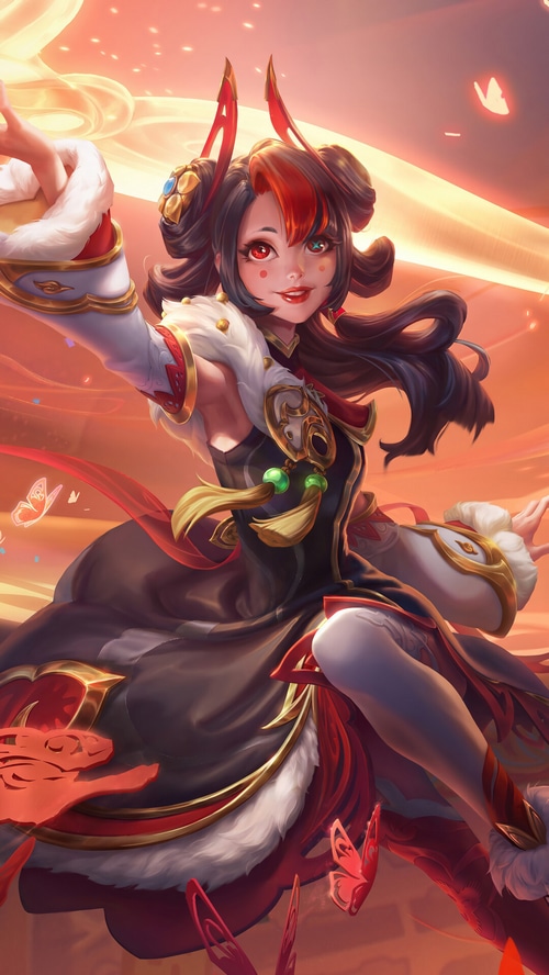 Gwen Mythmaker League of Legends Splash Art