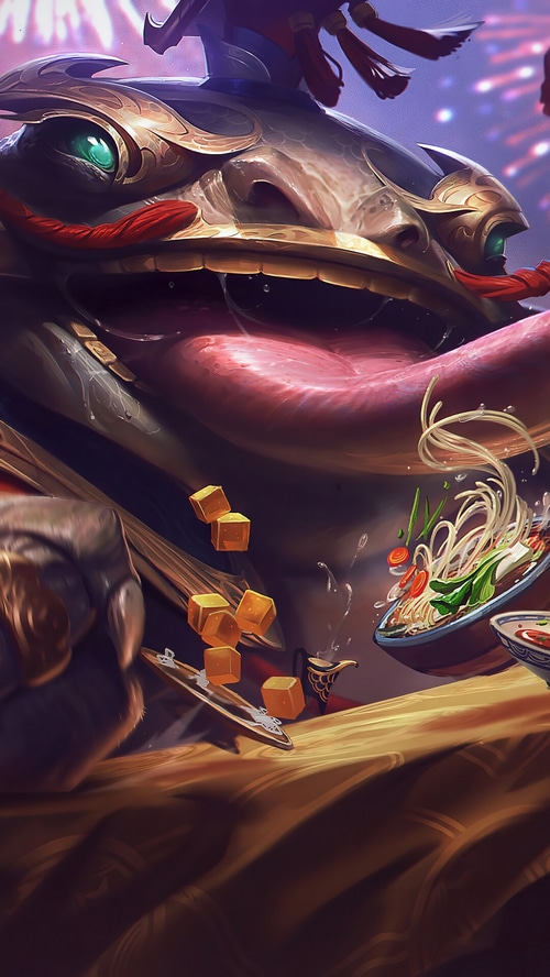 Coin Emperor Tahm Kench League of Legends Splash Art