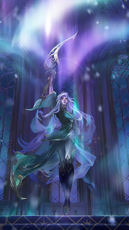 Winterblessed Diana from League of Legends