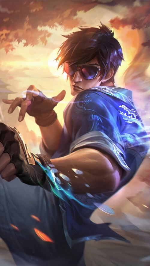 Lee Sin Dragon Fist Skin Splash Art