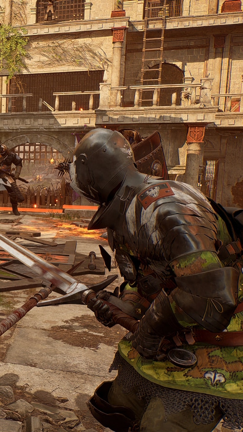 Warhaven knight in armor with sword