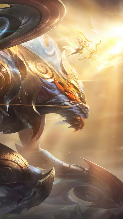 Lunar Guardian Kha'Zix Splash Art