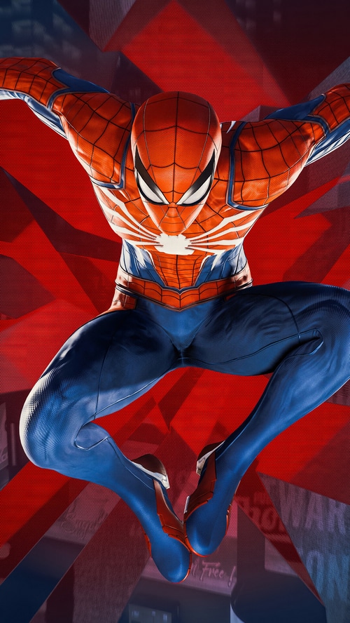 Spider-Man in his suit