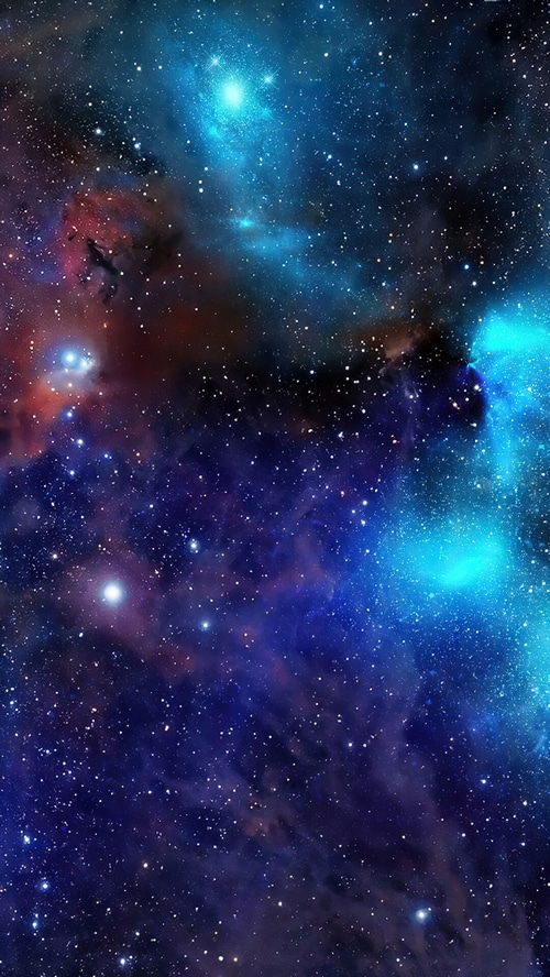 Vast Nebula with Stars and Cosmic Dust