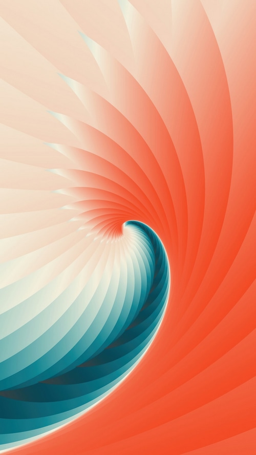 Abstract Colorful Swirl Pattern