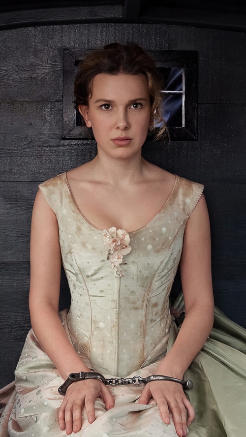 Enola Holmes 2 Millie Bobby Brown in Handcuffs
