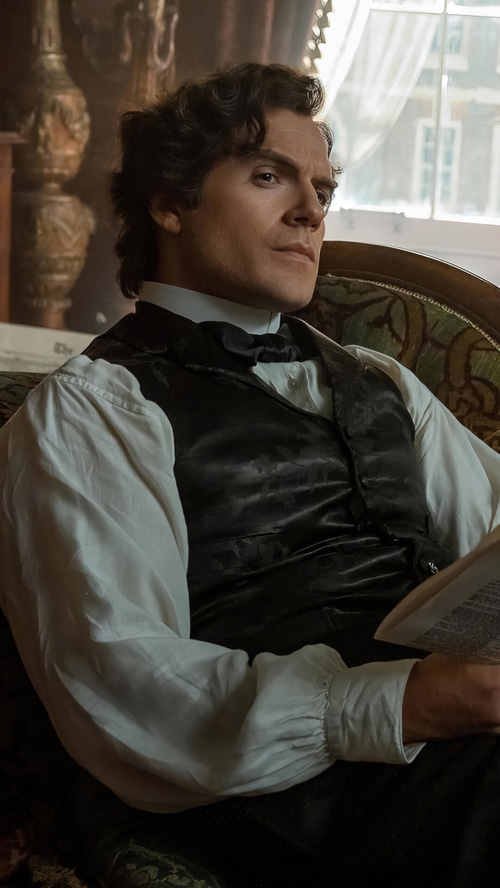 Henry Cavill as Sherlock Holmes in Enola Holmes 2