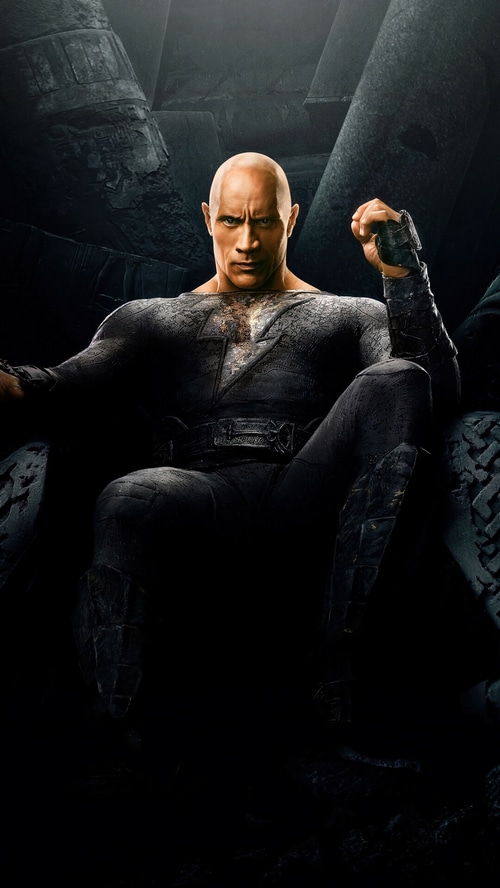 Black Adam played by Dwayne Johnson